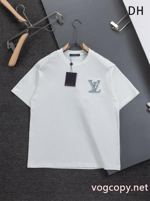 半袖TシャツLOUIS VUITTON偽物 ブランド ショップ極美品 ファッションスタイル 今年のトレンドカラー_0_1