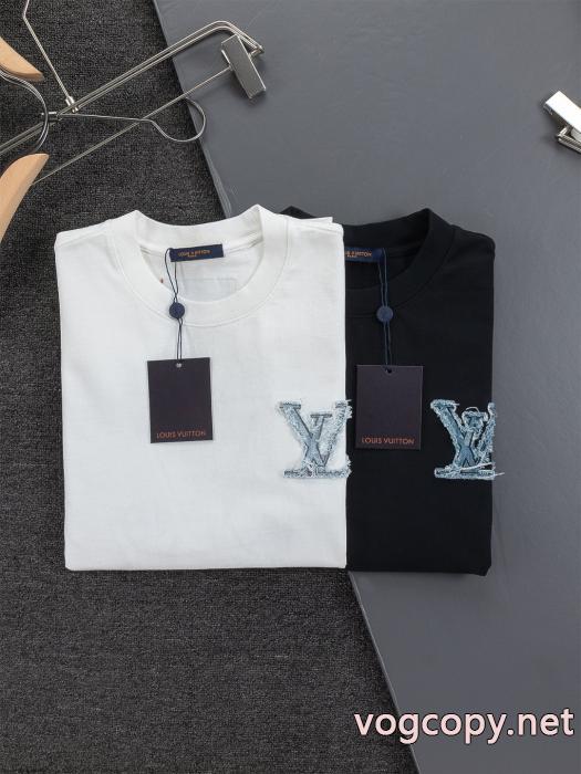 半袖TシャツLOUIS VUITTON偽物 ブランド ショップ極美品 ファッションスタイル 今年のトレンドカラー_0_4