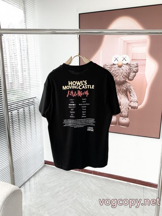 清潔感溢れる 限定的新作入荷 今年トレンド半袖Tシャツブランド フェイクLOEWE_0_0