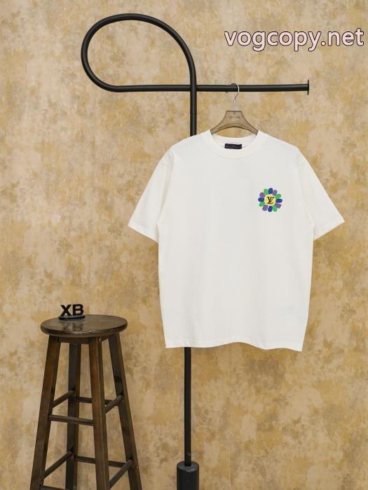 ブランド コピー 販売LOUIS VUITTON上品さ漂う 2026夏の定番新品到来! 海外限定!半袖Tシャツ_0_4