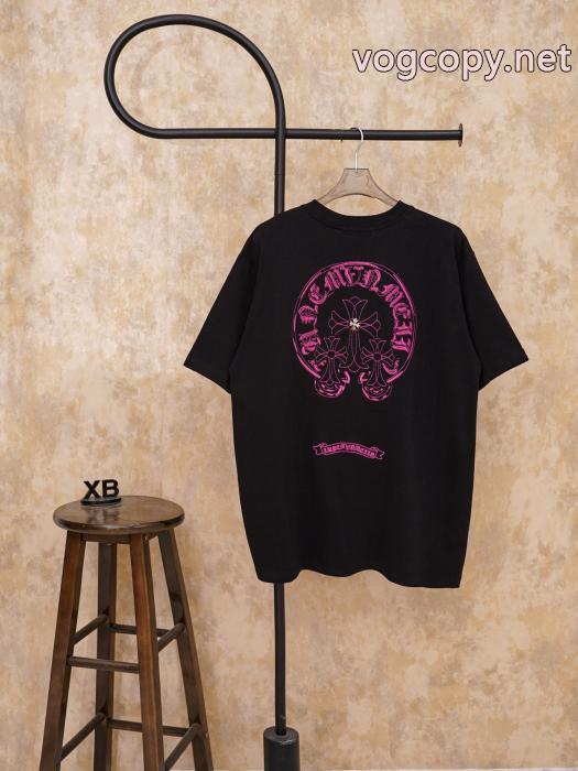 偽 ブランド CHROME HEARTSファッショナブルなデザイン 低価 最新人気話題沸騰中半袖Tシャツ_0_2