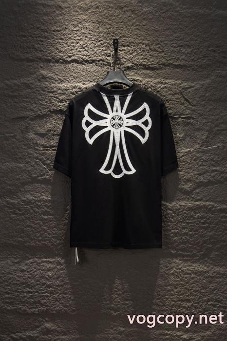 半袖TシャツCHROME HEARTS上品オトナ感 トレンド感溢れた ユニセックスブランド 偽物_0_0
