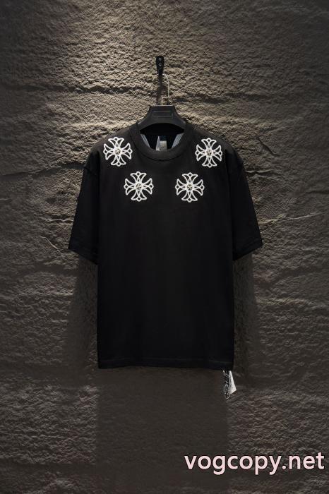 半袖TシャツCHROME HEARTS上品オトナ感 トレンド感溢れた ユニセックスブランド 偽物_0_1