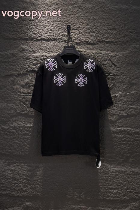 半袖TシャツCHROME HEARTS上品オトナ感 トレンド感溢れた ユニセックスブランド 偽物_0_4