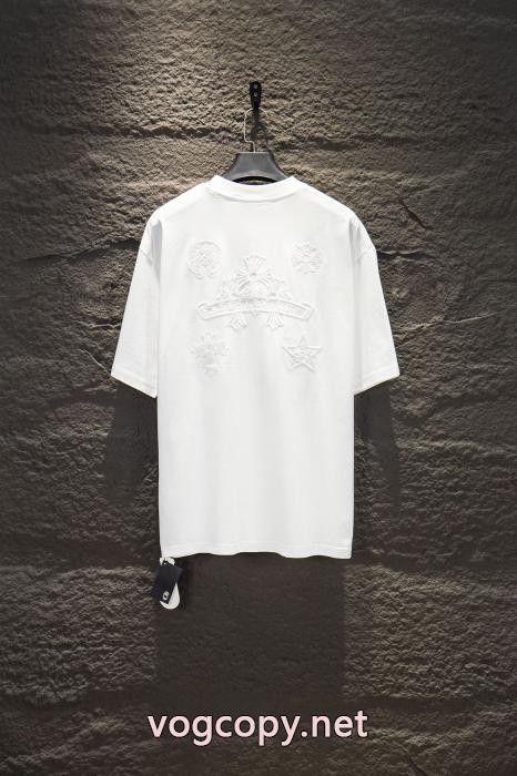 半袖TシャツCHROME HEARTS激安 ブランド 通販高品質限定アイテム 高級感UP 雑誌掲載のアイテム_0_2