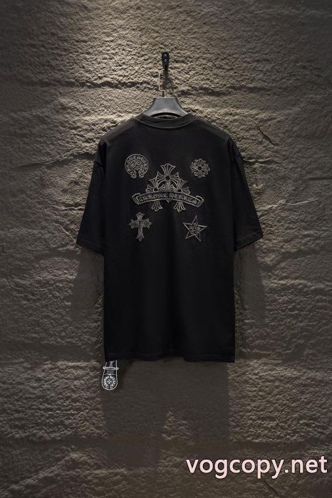 半袖TシャツCHROME HEARTS激安 ブランド 通販高品質限定アイテム 高級感UP 雑誌掲載のアイテム_0_4