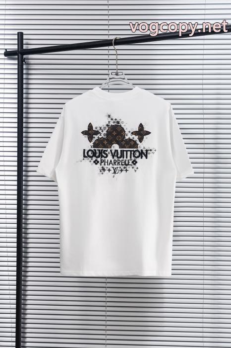 半袖Tシャツ着心地に 滑らかなレザー 全体的に調和のあるスーパー コピー 品LOUIS VUITTON_0_1