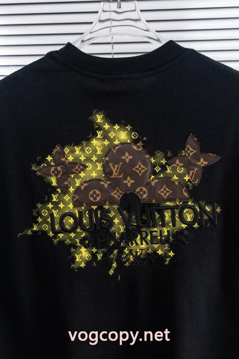 半袖Tシャツ着心地に 滑らかなレザー 全体的に調和のあるスーパー コピー 品LOUIS VUITTON_0_4