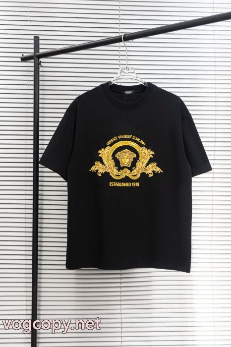スペシャルプライス 2026年大人気な 機能性が高い半袖TシャツVERSACE偽 ブランド _0_1