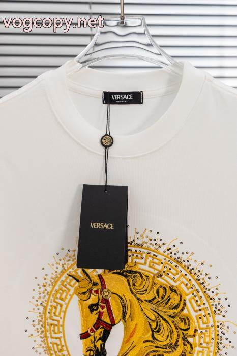 VERSACE即発送可能 目玉商品セール プレゼントにもピッタリスーパー コピー 安心 サイト半袖Tシャツ_0_2