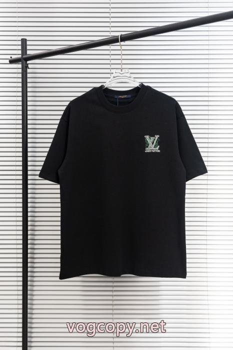 コピー ブランド 通販夏のカジュアルコーデに欠かせない 北欧ブランド 激安大低価半袖TシャツLOUIS VUITTON_0_1