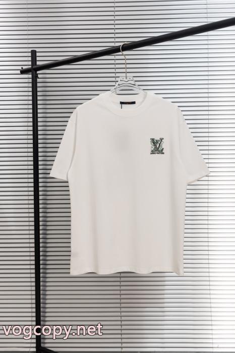 コピー ブランド 通販夏のカジュアルコーデに欠かせない 北欧ブランド 激安大低価半袖TシャツLOUIS VUITTON_0_2