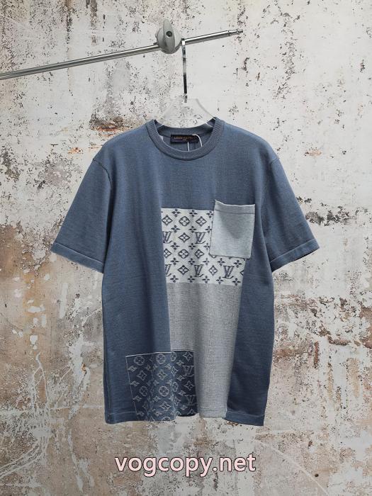 ブランド コピー 販売デザイン性の高い 絶妙な新商品 定番の魅力半袖TシャツLOUIS VUITTON_0_2