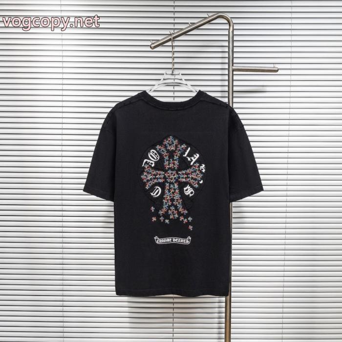 ブランド コピー 品CHROME HEARTS素敵なスタイルで夏の定番 秀作モデル 人気急上昇中半袖Tシャツ_0_2