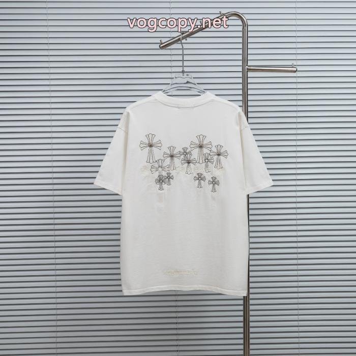 ブランド コピーCHROME HEARTS豊富な色揃え 新作超高人気 肌触りの着心地が良く 半袖Tシャツ_0_1