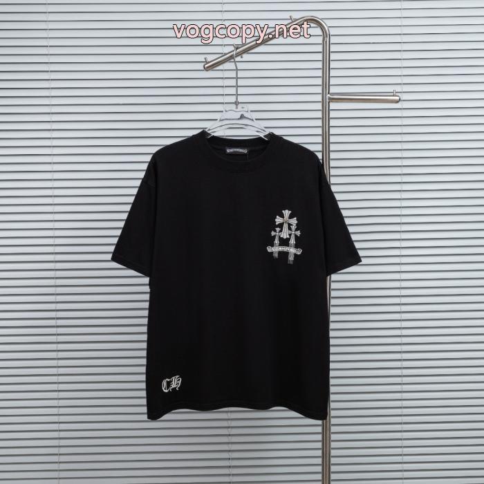 ブランド コピーCHROME HEARTS豊富な色揃え 新作超高人気 肌触りの着心地が良く 半袖Tシャツ_0_2