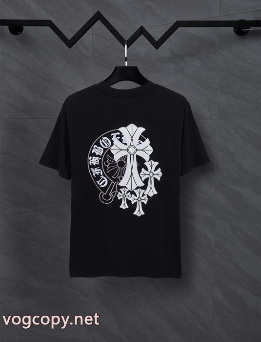 ブランド レプリカCHROME HEARTS半袖Tシャツ高級感ある 新作追加 ストリート系原宿系 _0_0