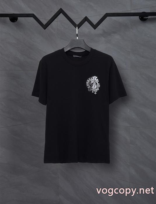 ブランド レプリカCHROME HEARTS半袖Tシャツ高級感ある 新作追加 ストリート系原宿系 _0_1