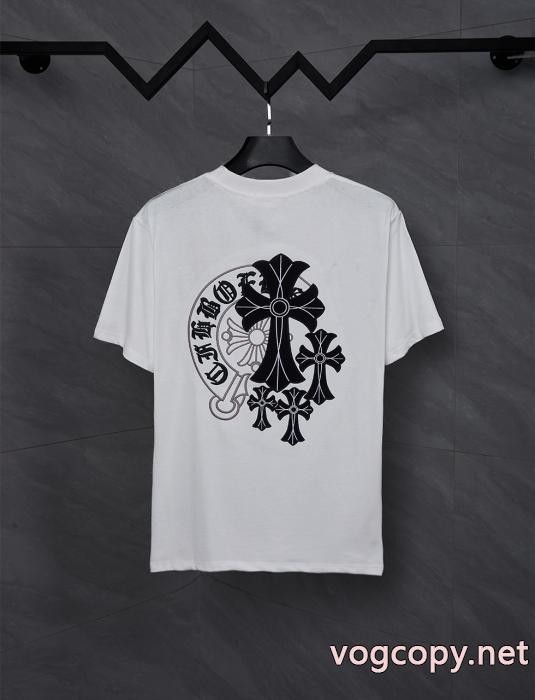 ブランド レプリカCHROME HEARTS半袖Tシャツ高級感ある 新作追加 ストリート系原宿系 _0_2