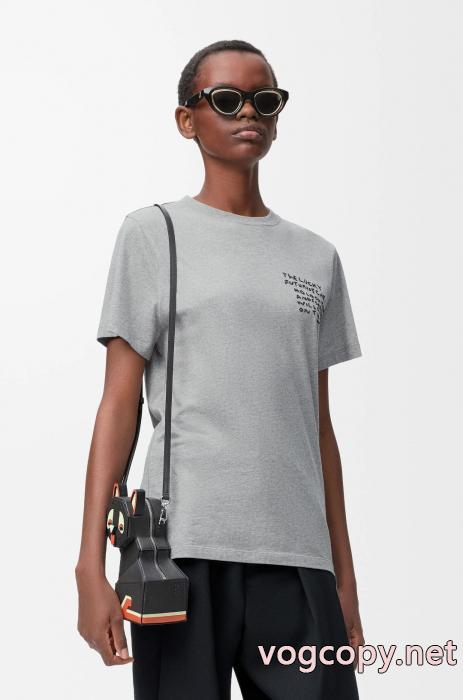 半袖Tシャツ2026大活躍 販路限定モデル ロゴが印象的ブランド スーパー コピーLOEWE_0_3