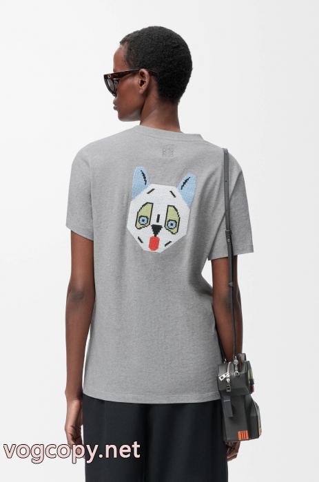 半袖Tシャツ2026大活躍 販路限定モデル ロゴが印象的ブランド スーパー コピーLOEWE_0_4