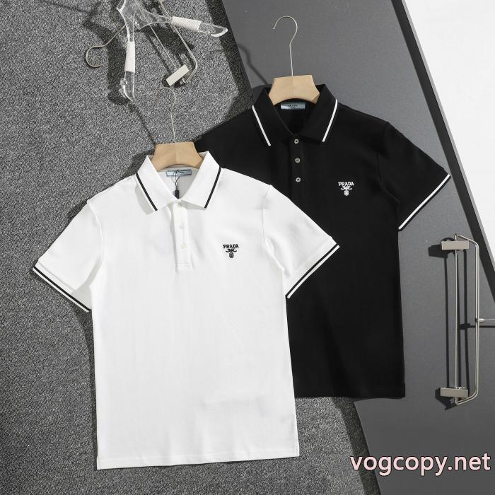 半袖poloTシャツコピー ブランドPRADA都会的感 特価高品質 コスパ最高のプライス_0_3