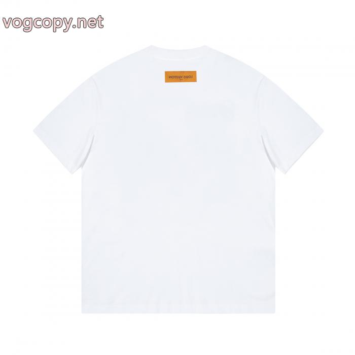 LOUIS VUITTON偽物 ブランド ショップ人気雑誌掲載 男女兼用らしいシルエット 激安新作半袖Tシャツ_0_0