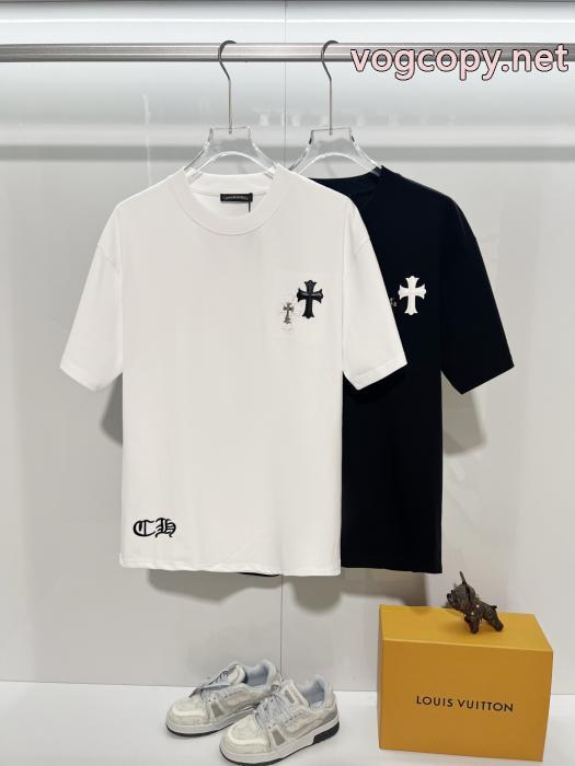 クロムハーツ新作入荷品質保証 これは欲しい 定番品半袖Tシャツブランド アクセサリー 激安_0_2