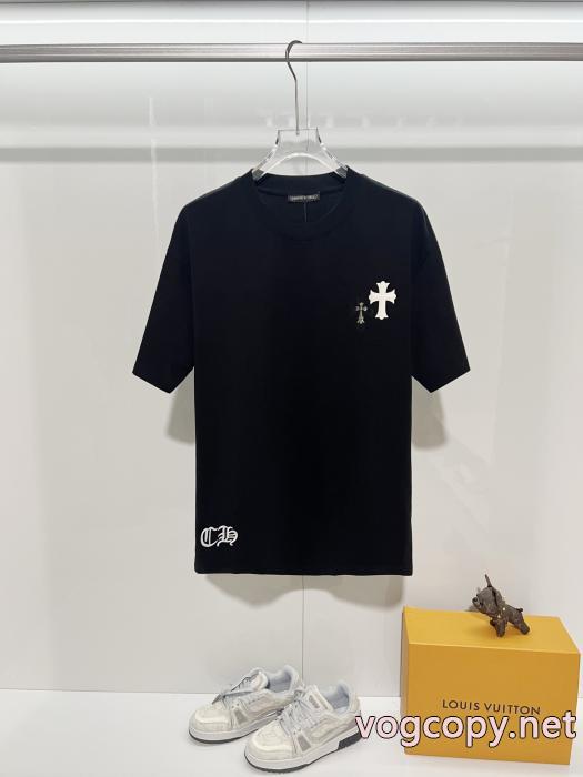 クロムハーツ新作入荷品質保証 これは欲しい 定番品半袖Tシャツブランド アクセサリー 激安_0_4