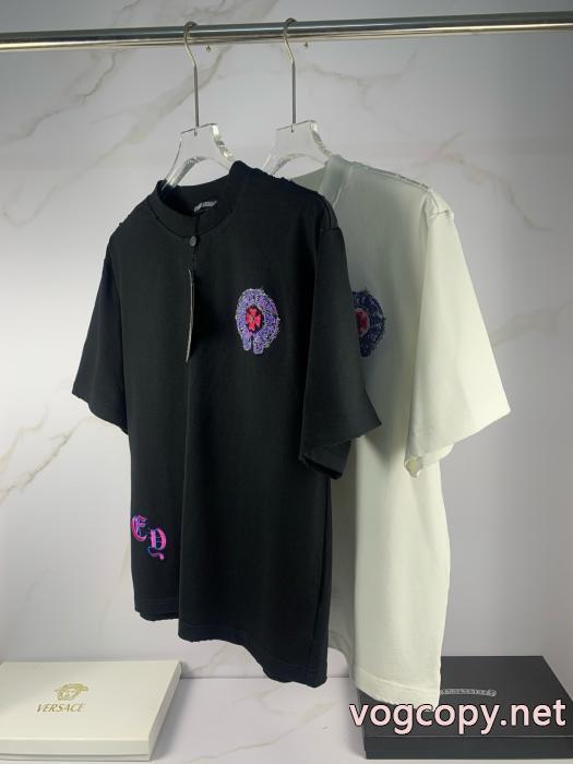 大活躍間違いなし 新作をご紹介 人気上昇中半袖Tシャツブランド コピー ショップCHROME HEARTS_0_0