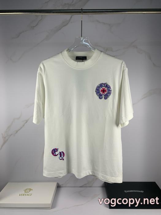大活躍間違いなし 新作をご紹介 人気上昇中半袖Tシャツブランド コピー ショップCHROME HEARTS_0_1