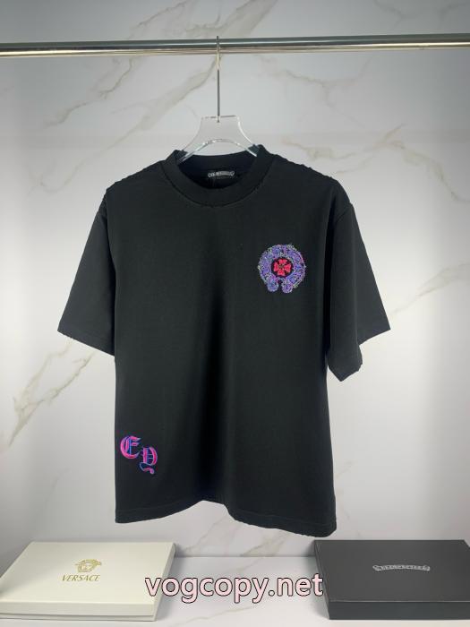 大活躍間違いなし 新作をご紹介 人気上昇中半袖Tシャツブランド コピー ショップCHROME HEARTS_0_5