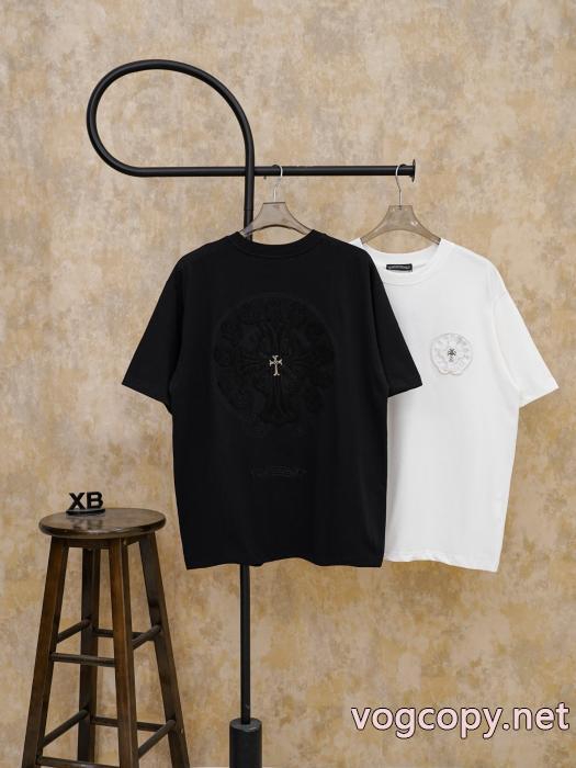 入手困難 最終セール HOT格安人気アイテムCHROME HEARTS偽 ブランド半袖Tシャツ_0_1