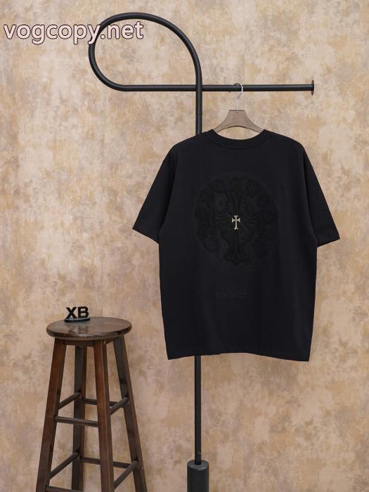 入手困難 最終セール HOT格安人気アイテムCHROME HEARTS偽 ブランド半袖Tシャツ_0_2