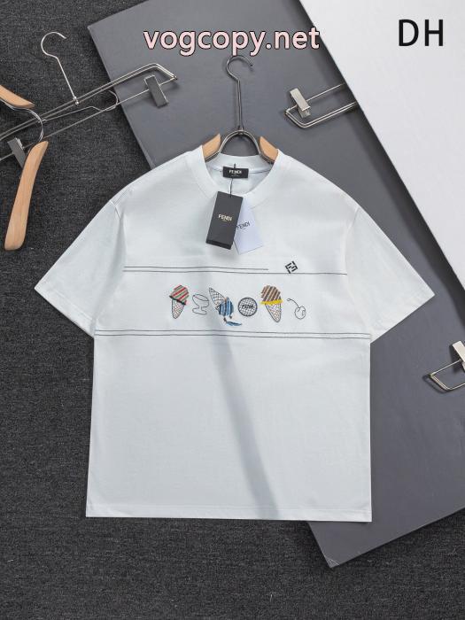 FENDI超一流のブランド 話題人気商品 欧米韓流半袖Tシャツコピー 品 販売_0_0