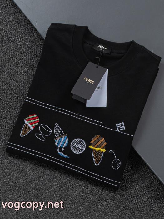 FENDI超一流のブランド 話題人気商品 欧米韓流半袖Tシャツコピー 品 販売_0_4