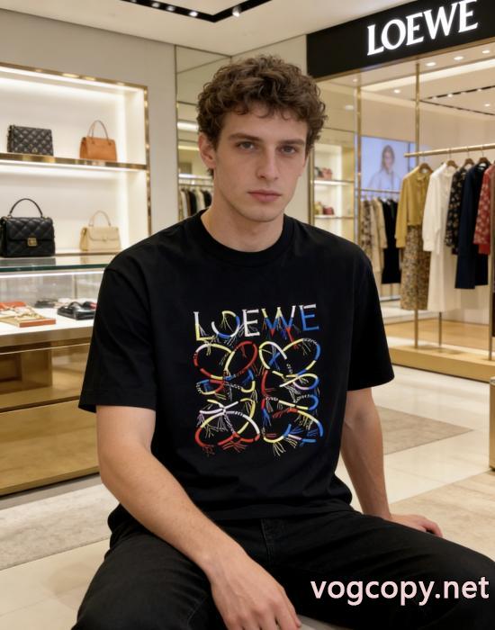ロエベ品質保証 人気商品登場 幅広いシーンスーパー コピー 安心半袖Tシャツ_0_0
