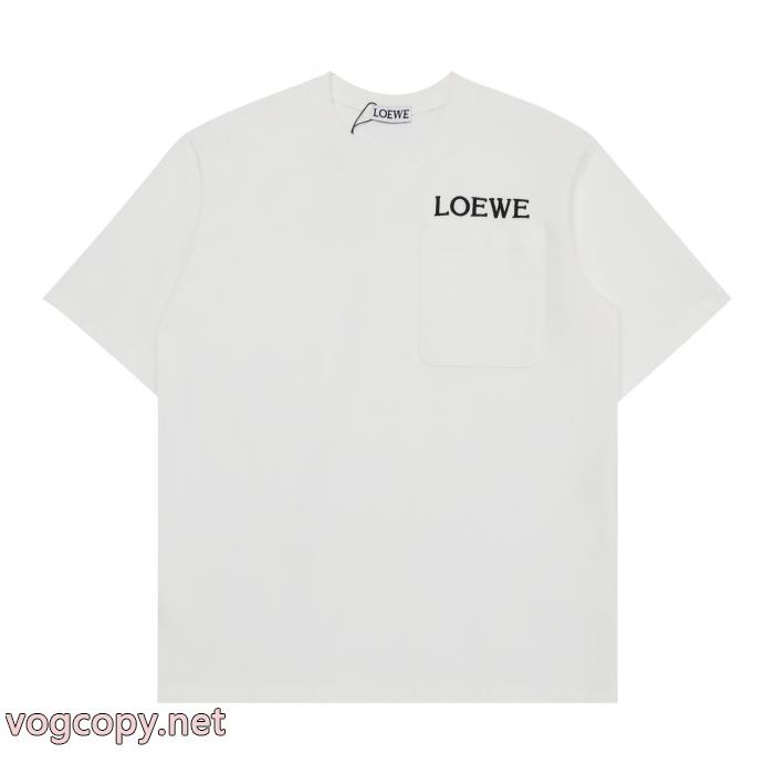 LOEWE高級感ある大人の 着心地良さ 相性抜群のコンビブランド コピー半袖Tシャツ_0_1
