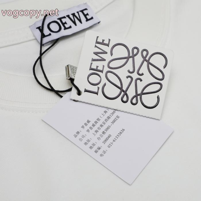 LOEWE高級感ある大人の 着心地良さ 相性抜群のコンビブランド コピー半袖Tシャツ_0_4