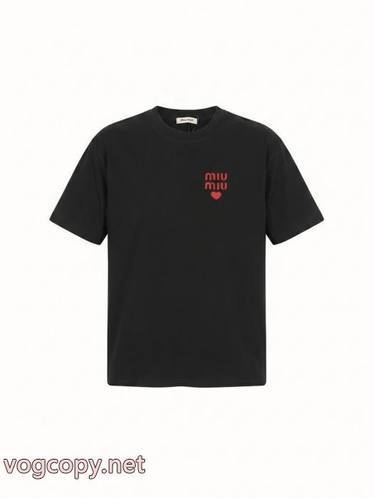 半袖Tシャツブランド コピー 安心MIUMIU上品上質 在庫セール 最新商品即完売必至_0_3