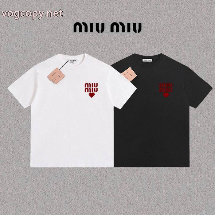 激安即発 着心地のいい 今話題!ブランド 品 コピーMIUMIU半袖Tシャツ_0_1