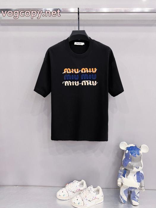 半袖Tシャツ激安 通販 ブランドMIUMIU肌触りの良い着心地抜群新作 アップデザイン 最新入荷_0_1
