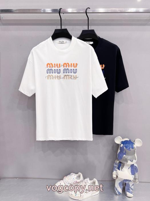 半袖Tシャツ激安 通販 ブランドMIUMIU肌触りの良い着心地抜群新作 アップデザイン 最新入荷_0_2