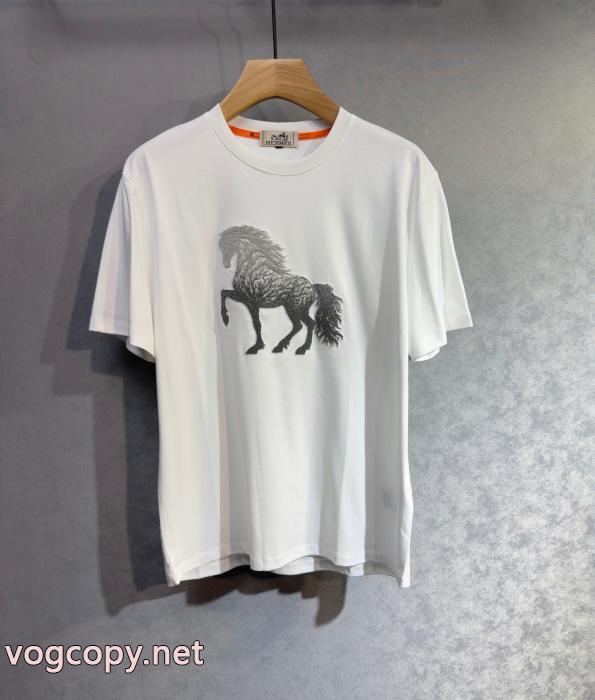 エルメス今買い得 2026年流行 人気が爆発 偽物 ブランド 販売半袖Tシャツ_0_3