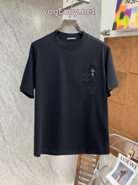 偽物 ブランド 販売最高級ランク 全国無料大得価 完売前に即対応半袖TシャツCHROME HEARTS_0_2