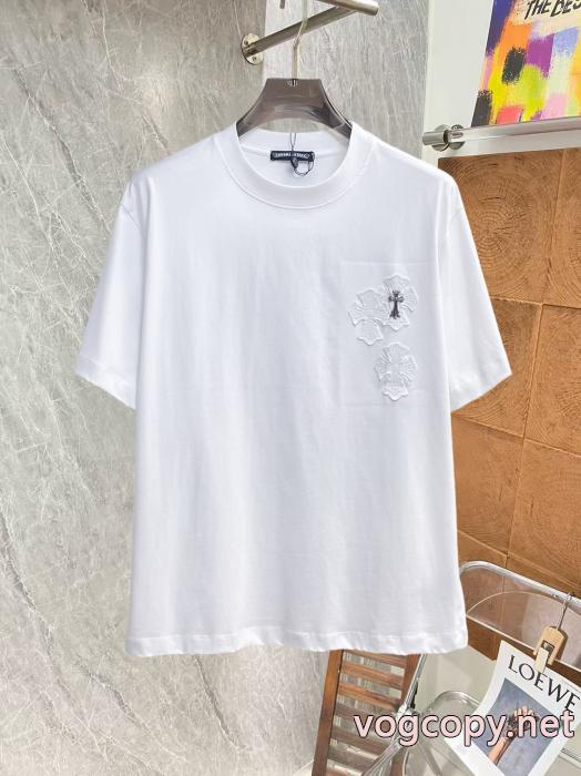 偽物 ブランド 販売最高級ランク 全国無料大得価 完売前に即対応半袖TシャツCHROME HEARTS_0_3