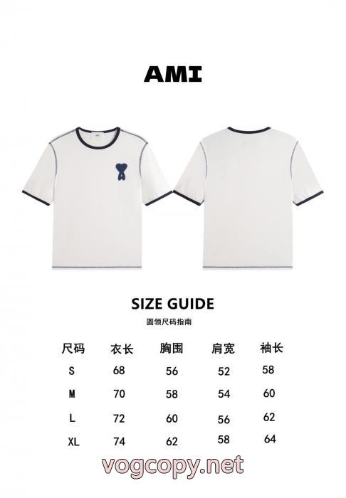 (アミ パリス)半袖Tシャツ通販 ブランド高評価の2026人気品 品質保証 精製加工_0_2