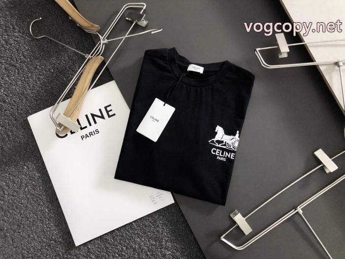 コピー 商品 ブランド格好良い 新作モデル 季節の人気アイテム半袖TシャツCELINE_0_2