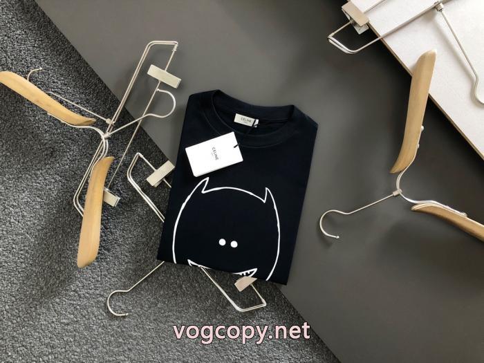 CELINE気品たっぷり 今年流行 珍しい半袖Tシャツブランド 偽物 通販_0_1