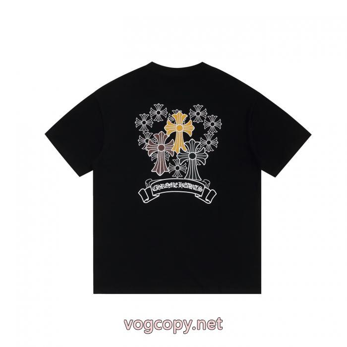 ブランド 偽物 激安 通販半袖TシャツCHROME HEARTS今、大人のお洒落に 雑誌も街も人気アイテム 定番人気商品_0_2